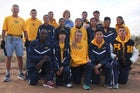 Highland Hornets Boys Varsity Cross Country Fall 14-15 team photo.