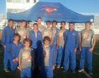 Los Lunas Tigers Boys Varsity Cross Country Fall 14-15 team photo.
