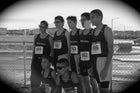Mesa Vista Trojans Boys Varsity Cross Country Fall 14-15 team photo.