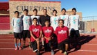 Shiprock Chieftains Boys Varsity Cross Country Fall 14-15 team photo.