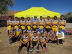 Zuni Thunderbirds Boys Varsity Cross Country Fall 14-15 team photo.
