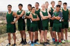 Farmington Scorpions Boys Varsity Cross Country Fall 14-15 team photo.