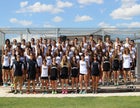 Volcano Vista Hawks Boys Varsity Cross Country Fall 14-15 team photo.