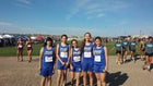 Penasco Panthers Girls Varsity Cross Country Fall 15-16 team photo.