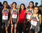 Bernalillo Spartans Girls Varsity Cross Country Fall 15-16 team photo.