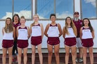 Belen Eagles Girls Varsity Cross Country Fall 15-16 team photo.