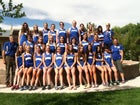 Bosque Bobcats Girls Varsity Cross Country Fall 15-16 team photo.