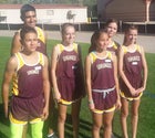 Valley Vikings Girls Varsity Cross Country Fall 15-16 team photo.