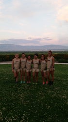 Hobbs Eagles Girls Varsity Cross Country Fall 15-16 team photo.
