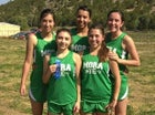 Mora Rangers Girls Varsity Cross Country Fall 15-16 team photo.