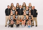 Lincoln-Way North Phoenix Girls Varsity Basketball Winter 15-16 team photo.