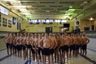 Cyprus Pirates Boys Varsity Swimming Winter 20-21 team photo.