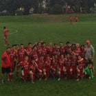 University Red Devils Boys Varsity Soccer Fall 15-16 team photo.