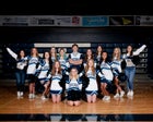 Twin Falls Bruins Co-ed Varsity Cheer Winter 20-21 team photo.