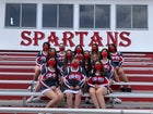 Bernalillo Spartans Co-ed Varsity Cheer Winter 20-21 team photo.