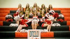 Declo Hornets Co-ed Varsity Cheer Winter 20-21 team photo.