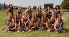 Post Falls Trojans Co-ed Varsity Cheer Winter 20-21 team photo.