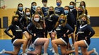 Ruidoso Warriors Co-ed Varsity Cheer Winter 20-21 team photo.