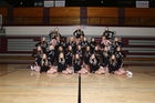 Centennial Patriots Co-ed Varsity Cheer Winter 20-21 team photo.