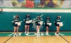 Mora Rangers Co-ed Varsity Cheer Winter 20-21 team photo.