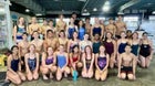 Rouse Raiders Girls Varsity Swimming Winter 22-23 team photo.