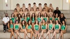 Rio Rancho Rams Girls Varsity Swimming Winter 22-23 team photo.