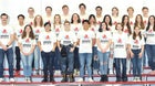 Sandia Matadors Girls Varsity Swimming Winter 22-23 team photo.