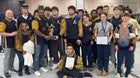 Althoff Catholic Crusaders Boys Varsity Wrestling Winter 25-26 team photo.
