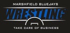 Marshfield Bluejays Boys Varsity Wrestling Winter 25-26 team photo.
