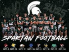 Skyline Spartans Boys Varsity Football Fall 25-26 team photo.
