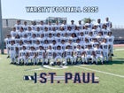 St. Paul Swordsmen Boys Varsity Football Fall 25-26 team photo.