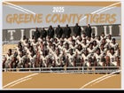 Greene County Tigers Boys Varsity Football Fall 25-26 team photo.