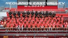 Redlands East Valley Wildcats Boys Varsity Football Fall 25-26 team photo.