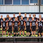Saint Jo Panthers Boys Varsity Football Fall 25-26 team photo.