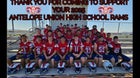 Antelope Rams Boys Varsity Football Fall 25-26 team photo.