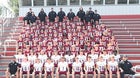 Danville Warriors Boys Varsity Football Fall 25-26 team photo.