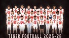 Trenton Tigers Boys Varsity Football Fall 25-26 team photo.