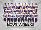 Mitchell Mountaineers Boys Varsity Football Fall 25-26 team photo.