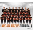 Arcata Tigers Boys Varsity Football Fall 25-26 team photo.