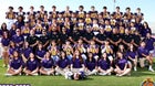 Burges Mustangs Boys Varsity Football Fall 25-26 team photo.