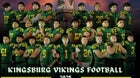 Kingsburg Vikings Boys Varsity Football Fall 25-26 team photo.