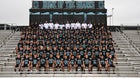 Santiago Sharks Boys Varsity Football Fall 25-26 team photo.