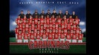 Pocono Mountain East Cardinals Boys Varsity Football Fall 25-26 team photo.