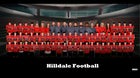 Hilldale Hornets Boys Varsity Football Fall 25-26 team photo.