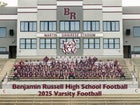 Benjamin Russell Wildcats Boys Varsity Football Fall 25-26 team photo.