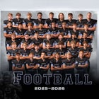 Cumberland Gap Panthers Boys Varsity Football Fall 25-26 team photo.