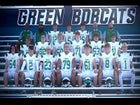 Green Bobcats Boys Varsity Football Fall 25-26 team photo.