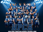 High Point Christian Academy Cougars Boys Varsity Football Fall 25-26 team photo.