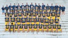 Portage Central Mustangs Boys Varsity Football Fall 25-26 team photo.