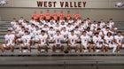 West Valley Eagles Boys Varsity Football Fall 25-26 team photo.